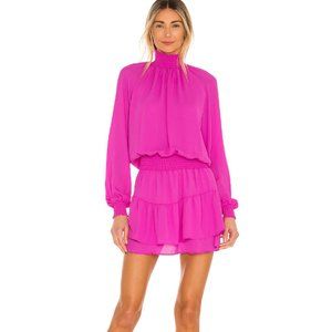 Turtleneck Ruffle Skirt Dress - Krisa